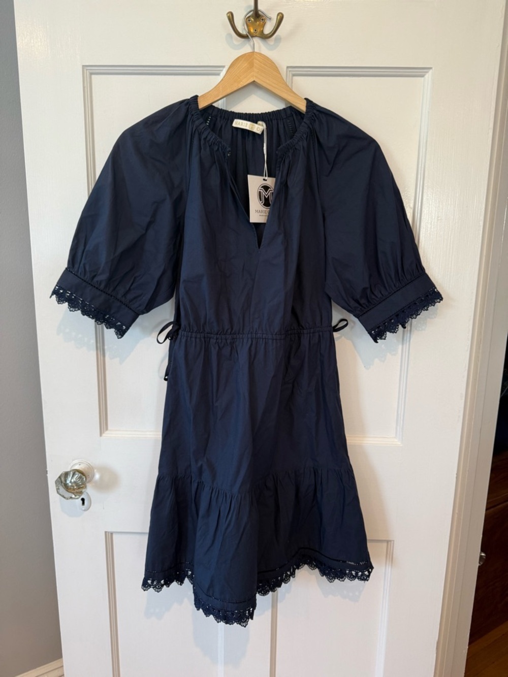 Marie Oliver Sallie Dress Navy NWT Small S $354 - Picture 2 of 6